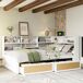 Camas individuales 166x225 Camas individuales 166x225 Blanco