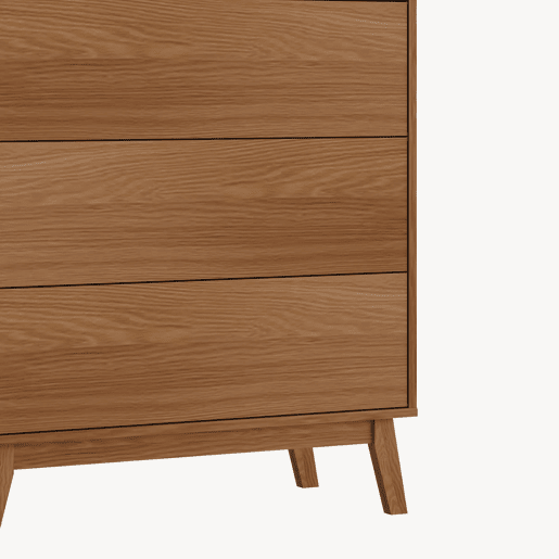 Cómoda Aastmabospoo com 3 gavetas 90x80x40 cm Aspeto nogueira en.casa