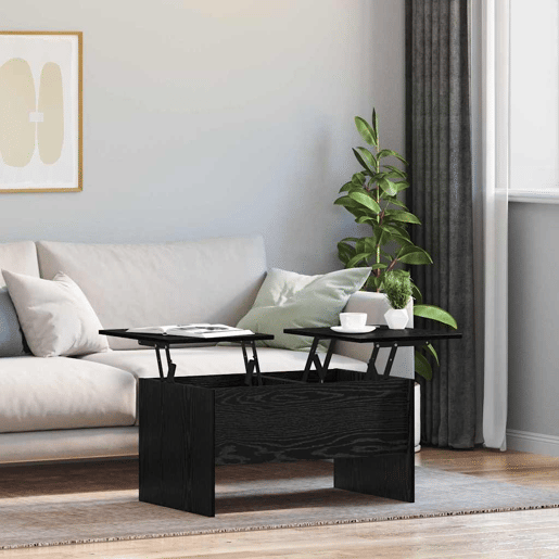Mesa de Centro, Mesa baixa, Carvalho Preto 102 x 50,5 x 46,5 cm