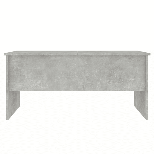 Mesa de Centro, Mesa baixa, 102x50,5x46,5cm madeira processada cinza cimento