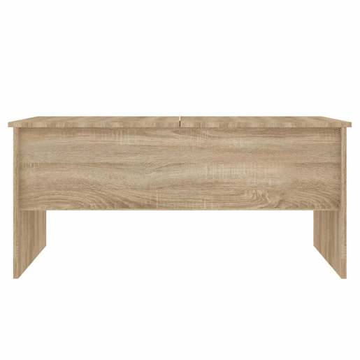 Mesa de Centro, Mesa baixa, 102x50,5x46,5cm madeira processada carvalho sonoma