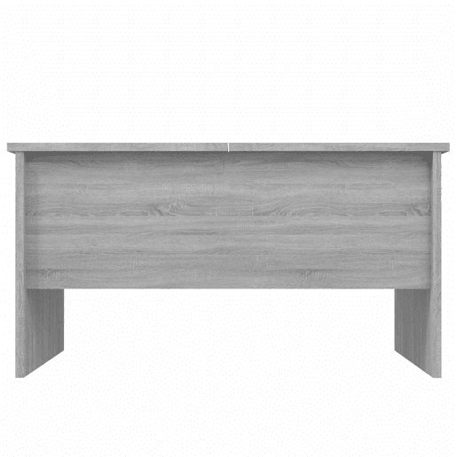 Mesa de Centro, Mesa baixa,80x50x42,5cm derivados de madeira cinzento sonoma