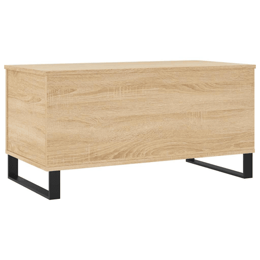Mesa de Centro, Mesa baixa, 90x44,5x45 cm derivados madeira carvalho sonoma