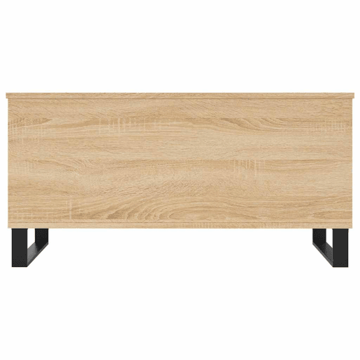 Mesa de Centro, Mesa baixa, 90x44,5x45 cm derivados madeira carvalho sonoma