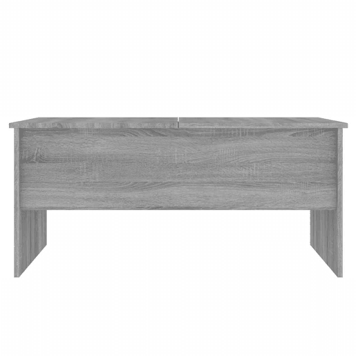 Mesa de Centro, Mesa baixa, 102x50,5x46,5 cm madeira processada sonoma cinza