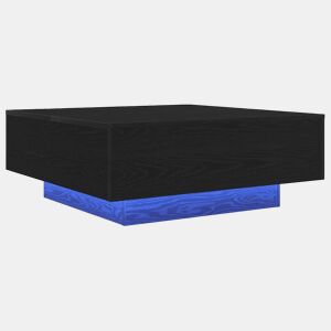 Mesa de Centro, Mesa baixa, Carvalho Preto 80 x 80 x 31 cm
