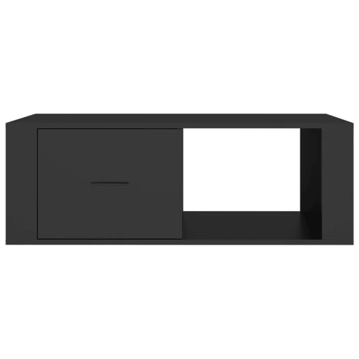 Mesa de Centro, Mesa baixa, 100x50,5x35 cm derivados de madeira preto