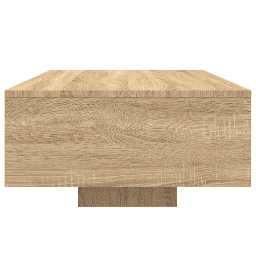 Mesa de Centro, Mesa baixa, com luzes LED 85x55x31 cm carvalho sonoma