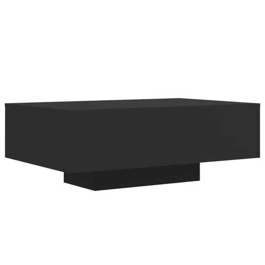 Mesa de Centro, Mesa baixa, com luzes LED 85x55x31 cm preto