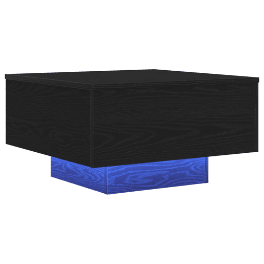 Mesa de Centro, Mesa baixa, Carvalho Preto 55 x 55 x 31 cm
