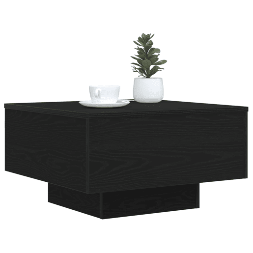 Mesa de Centro, Mesa baixa, Carvalho Preto 55 x 55 x 31 cm