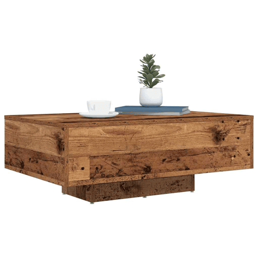 Mesa de Centro, Mesa baixa, Madeira antiga 85 x 55 x 31 cm