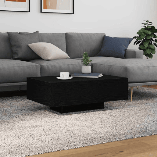 Mesa de Centro, Mesa baixa, Carvalho Preto 85 x 55 x 31 cm