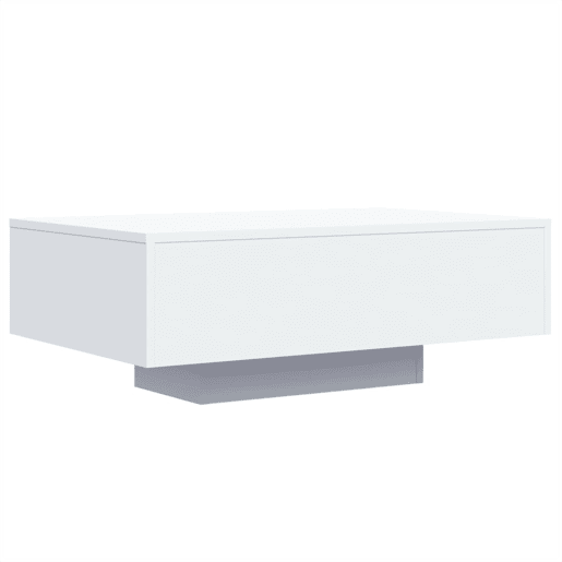 Mesa de Centro, Mesa baixa, com luzes LED 85x55x31 cm branco Mesa de Centro, Mesa baixa, com luzes LED 85x55x31 cm branco