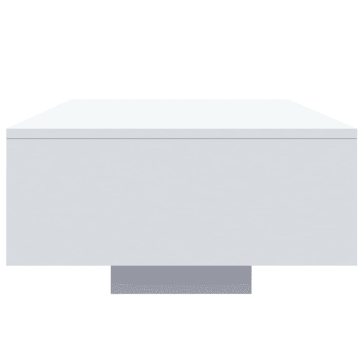 Mesa de Centro, Mesa baixa, com luzes LED 85x55x31 cm branco Mesa de Centro, Mesa baixa, com luzes LED 85x55x31 cm branco