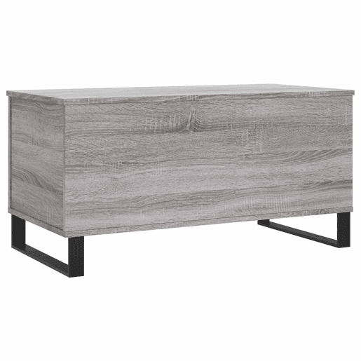 Mesa de Centro, Mesa baixa, 90x44,5x45 cm derivados de madeira cinza sonoma Mesa de Centro, Mesa baixa, 90x44,5x45 cm derivados de madeira cinza sonoma