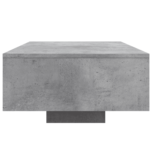 Mesa de Centro, Mesa baixa, com luzes LED 85x55x31 cm cinzento cimento Mesa de Centro, Mesa baixa, com luzes LED 85x55x31 cm cinzento cimento