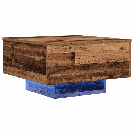 Mesa de Centro, Mesa baixa, Madeira antiga 55 x 55 x 31 cm