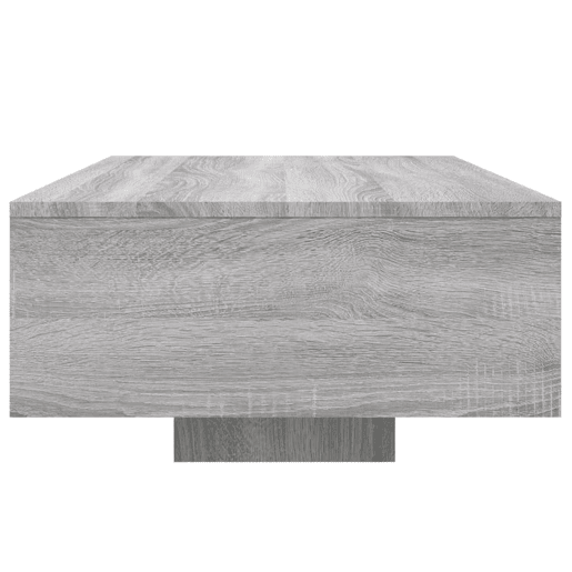 Mesa de Centro, Mesa baixa, com luzes LED 85x55x31 cm cinzento sonoma Mesa de Centro, Mesa baixa, com luzes LED 85x55x31 cm cinzento sonoma