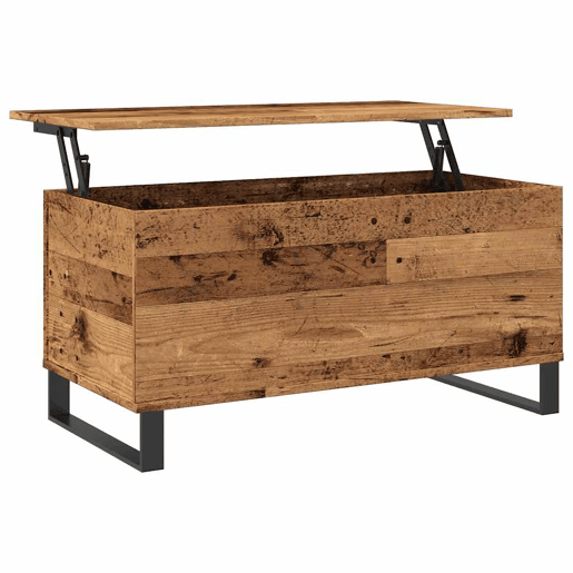 Mesa de Centro, Mesa baixa, 90x44,5x45 cm derivados de madeira madeira velha
