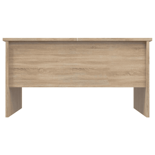 Mesa de Centro, Mesa baixa, 80x50x42,5 cm madeira processada carvalho sonoma