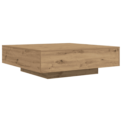 Mesa de Centro, Mesa baixa, Carvalho Artesanal 100 x 100 x 31 cm