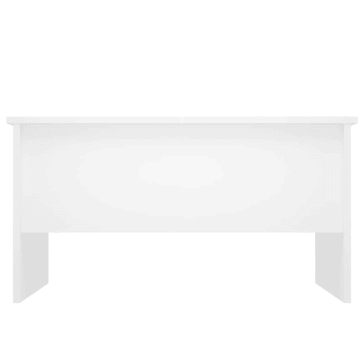 Mesa de Centro, Mesa baixa, 80x50x42,5 cm madeira processada branco Mesa de Centro, Mesa baixa, 80x50x42,5 cm madeira processada branco