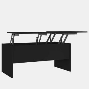 Mesa de Centro, Mesa baixa, 102x50,5x46,5 cm madeira processada preto