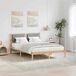 Estructura de cama matrimonial 165x205 Estructura de cama matrimonial 165x205 Blanco/ Gris Claro