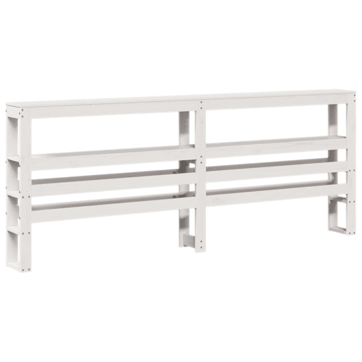Estrutura De Cama Dupla para adultos c cabeceira - 180x200 cm branco