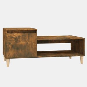 Mesa de Centro, Mesa baixa, 100x50x45 cm derivados madeira carvalho fumado