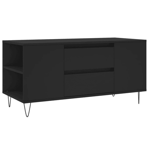 Mesa de Centro, Mesa baixa, 102x44,5x50 cm derivados de madeira preto