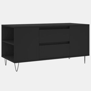 Mesa de Centro, Mesa baixa, 102x44,5x50 cm derivados de madeira preto