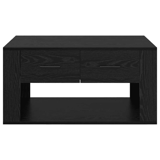 Mesa de Centro, Mesa baixa, com gaveta Carvalho Preto 80 x 50 x 40 cm