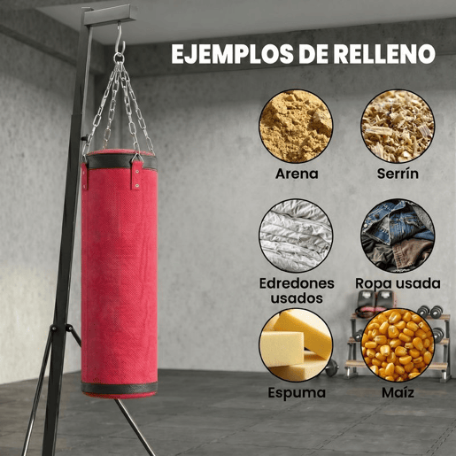SPORTNOW Suporte para Saco de Boxe de Pé em Aço, Altura Ajustável 175u2013220 cm e 185u2013231 cm, Base Pesada e Saco de Lona para Treinos de MMA e Ginásio em Casa