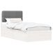Estructura de cama simple para adultos 85x205 Estructura de cama simple para adultos 85x205 Blanco/ Gris Claro