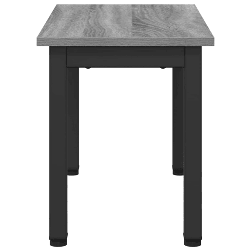 Mesa de Centro, Mesa baixa, Cinza Sonoma 60 x 30 x 36 cm Madeira processada