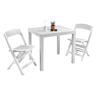 Conjunto de sala exterior 2 lugares em plástico