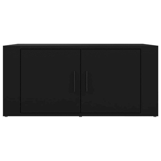 Mesa de Centro, Mesa baixa, 80x50x36 cm derivados de madeira preto