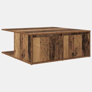 Mesa de Centro, Mesa baixa, com gaveta Madeira antiga 80 x 80 x 31 cm