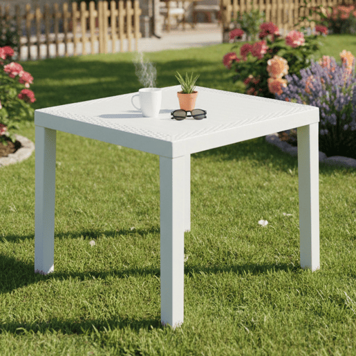 Mesa de Exterior 4 Lugares em Plástico