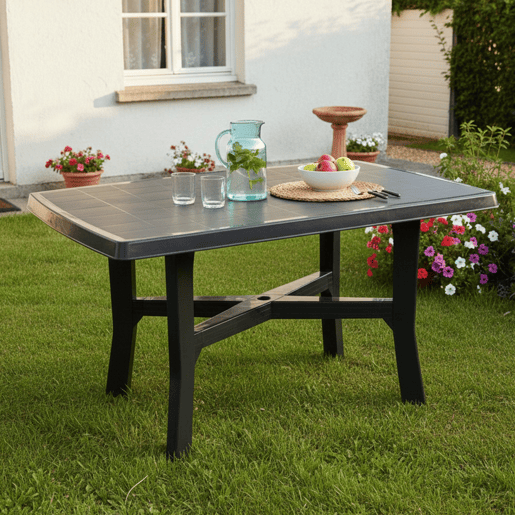 Mesa de Exterior 6 Lugares em Plástico