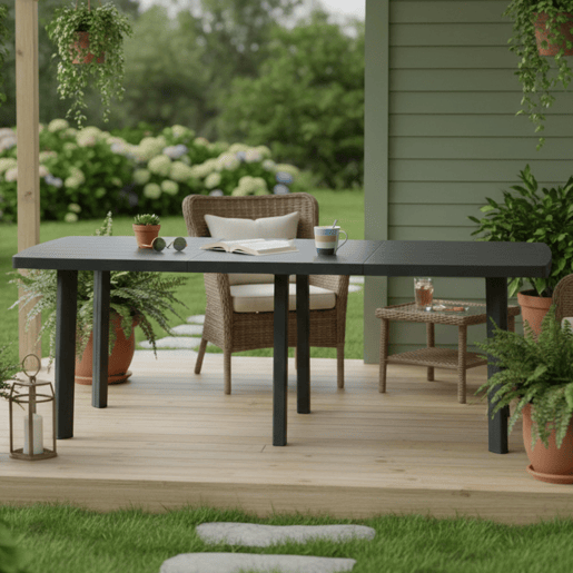 Mesa de Exterior para 10 Lugares em Plástico