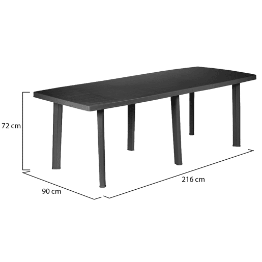 Mesa de Exterior para 10 Lugares em Plástico