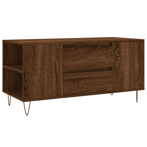 Mesa de Centro, Mesa baixa, derivados de madeira carvalho castanho