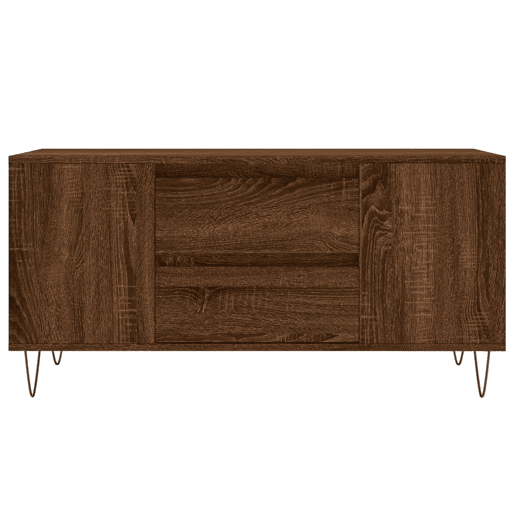 Mesa de Centro, Mesa baixa, derivados de madeira carvalho castanho