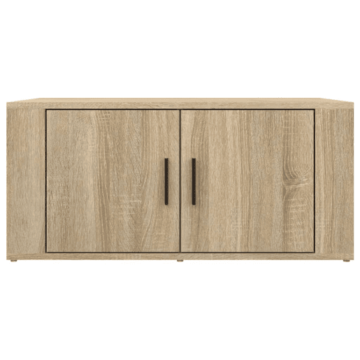 Mesa de Centro, Mesa baixa, 80x50x36 cm derivados madeira carvalho sonoma