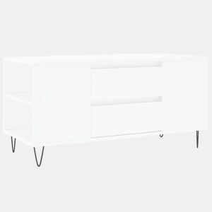 Mesa de Centro, Mesa baixa, 102x44,5x50 cm derivados de madeira branco