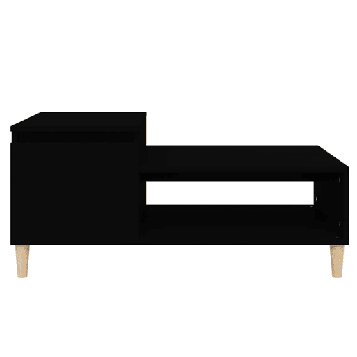 Mesa de Centro, Mesa baixa, 100x50x45 cm derivados de madeira preto