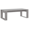 Mesa de Centro, Mesa baixa, 102x50x35 cm derivados madeira cinzento sonoma